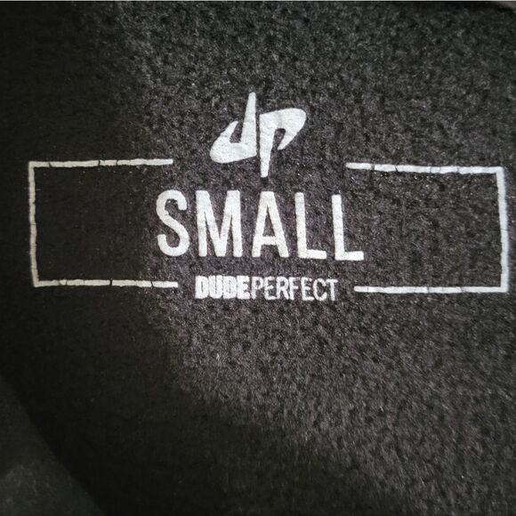 DUDE PERFECT Men's Black Graphic Front Pullover Hooded Sweatshirt - Picture 2 of 11